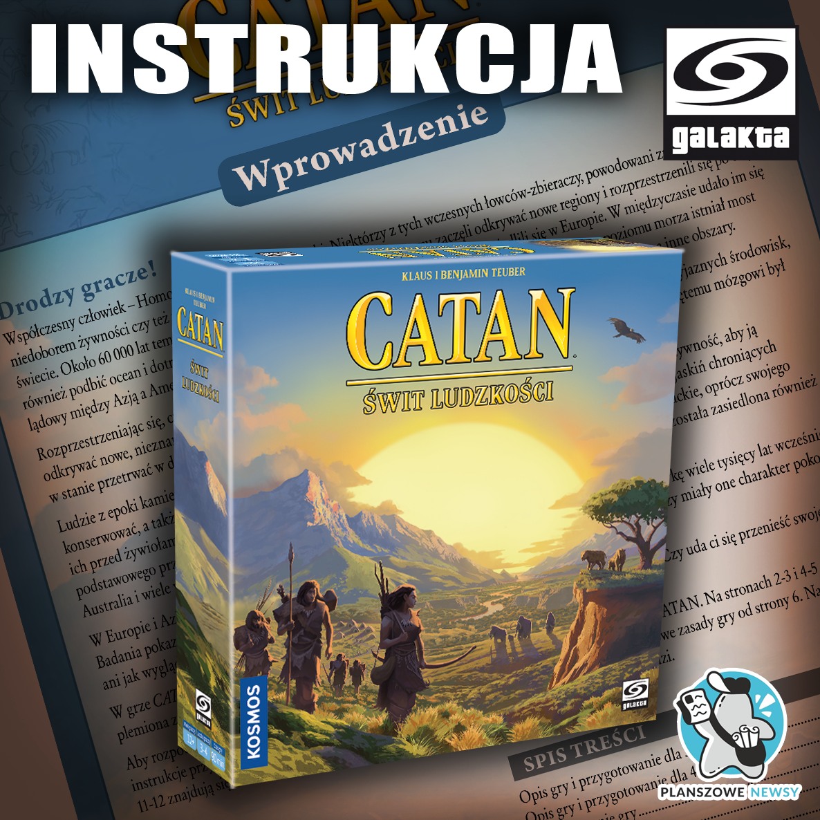 Catan - Świt Ludzkości - pudełko gry