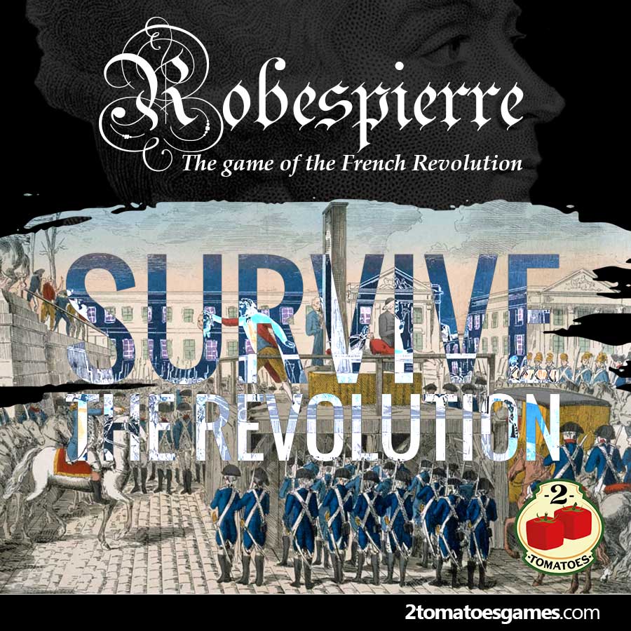Robespierre - powstanie gra planszowa o Rewolucji Francuskiej