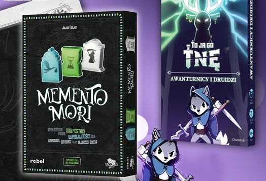 Okładka gry Memento Mori i To ja go tnę Awanturnicy i druidzi