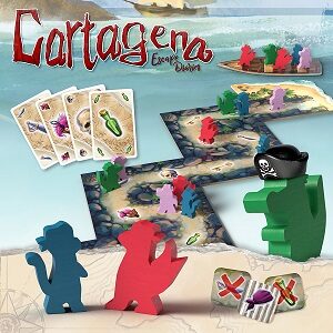 komponenty gry Cartagena: Escape Diaries
