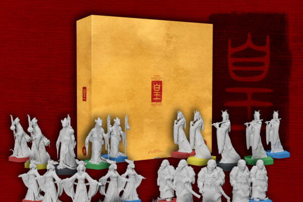 Huang pudełko i figurki