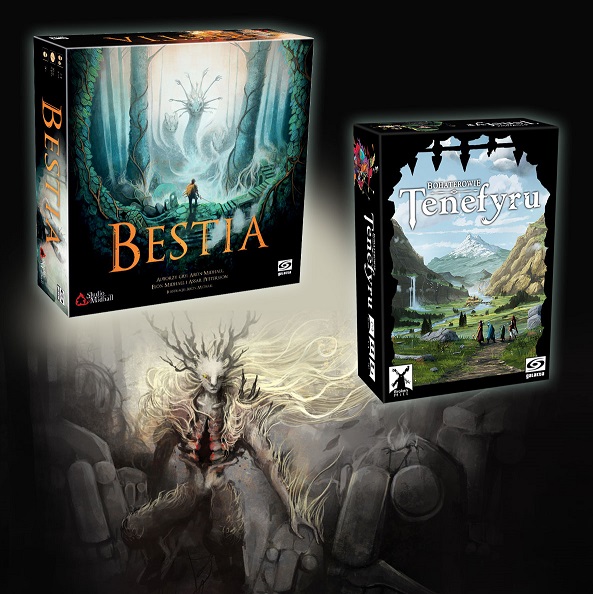 Okładki gier Bestia i Bohaterowie Tenefyru