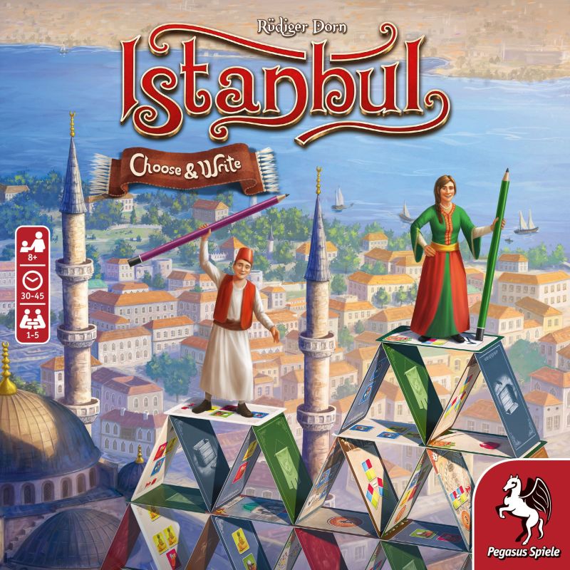 Gra Istanbul - wykreślanka, okładka