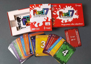 Pudełko i elementy gry Red7