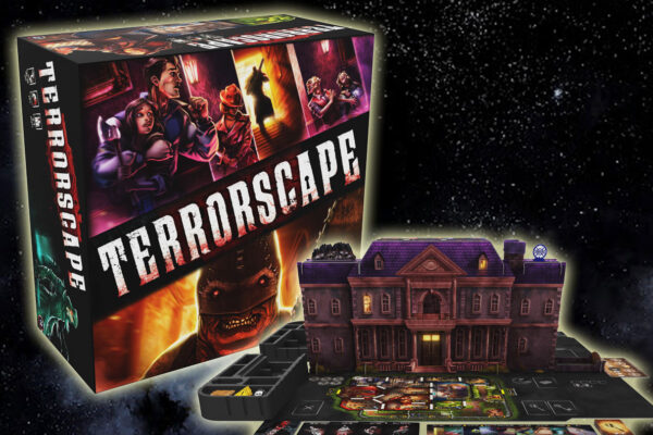 Terrorscape pudełko oraz komponenty gry