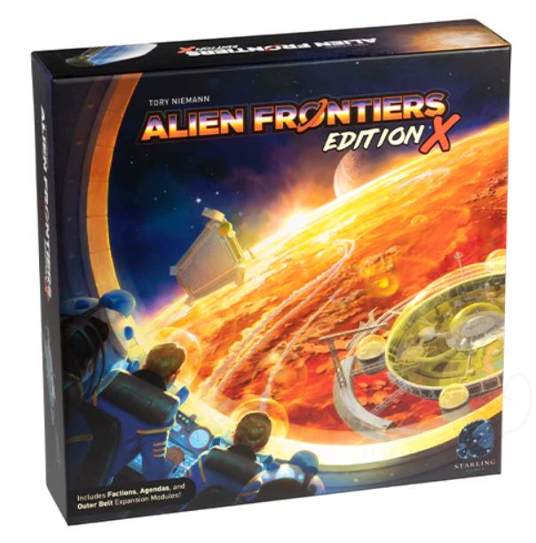 Okładka gry planszowej Alien Frontiers Eidtion X