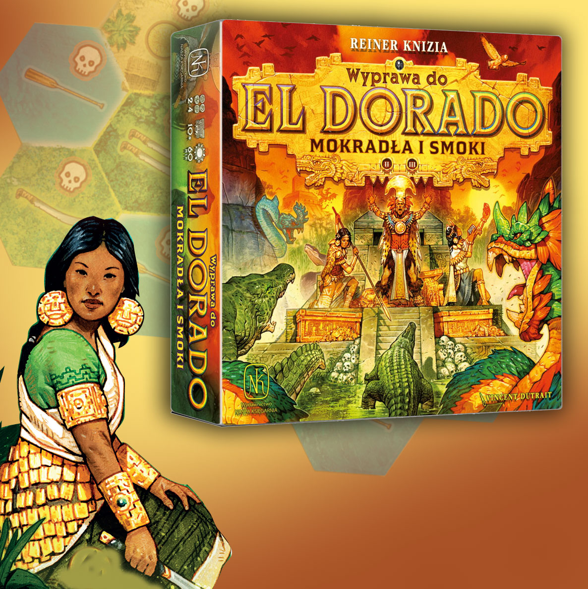 Wyprawa do El Dorado: Mokradła i Smoki - pudełko