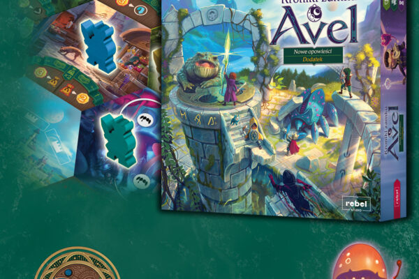 pudełko dodatku do gry Kroniki zamku Avel - Nowe opowieści