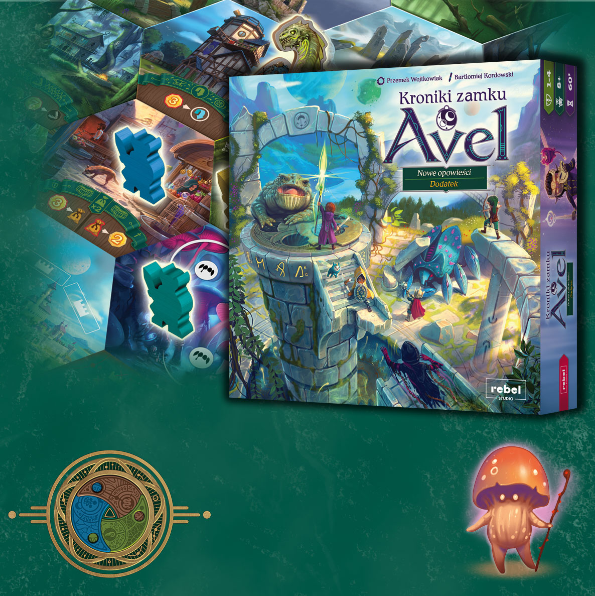 pudełko dodatku do gry Kroniki zamku Avel - Nowe opowieści