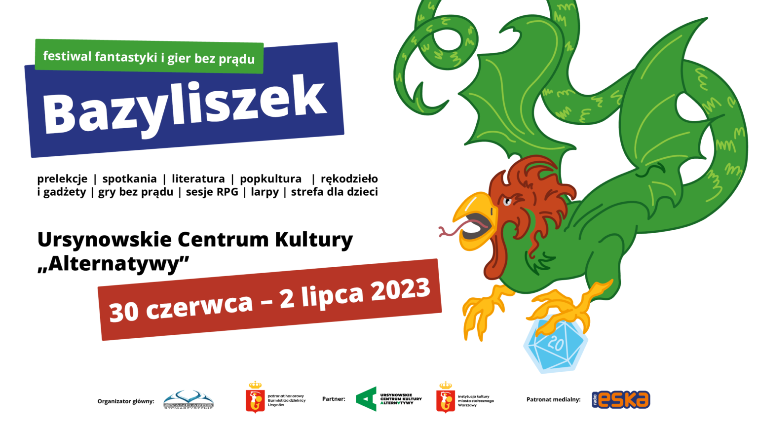 Plakat Festiwalu Bazyliszek