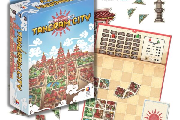 Tangram City - pudełko i komponenty