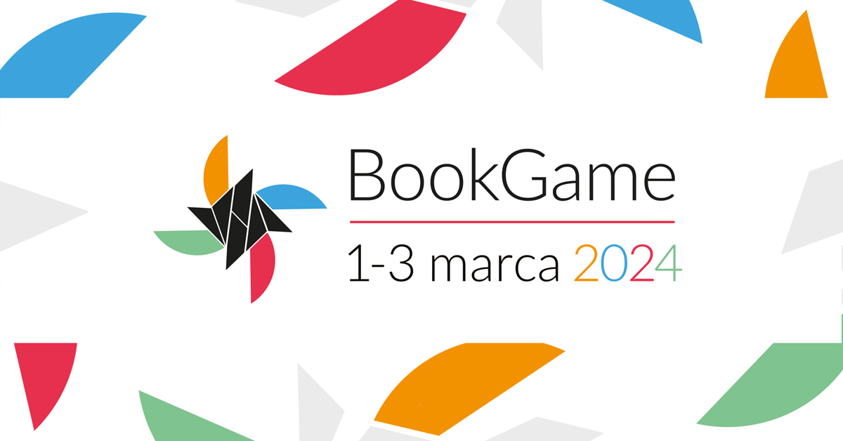 Plakat targów gier planszowych BookGame 2024