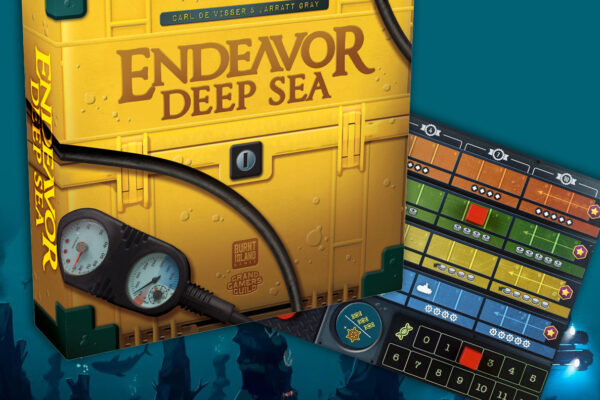 Endeavor: Deep Sea - pudełko i element gry
