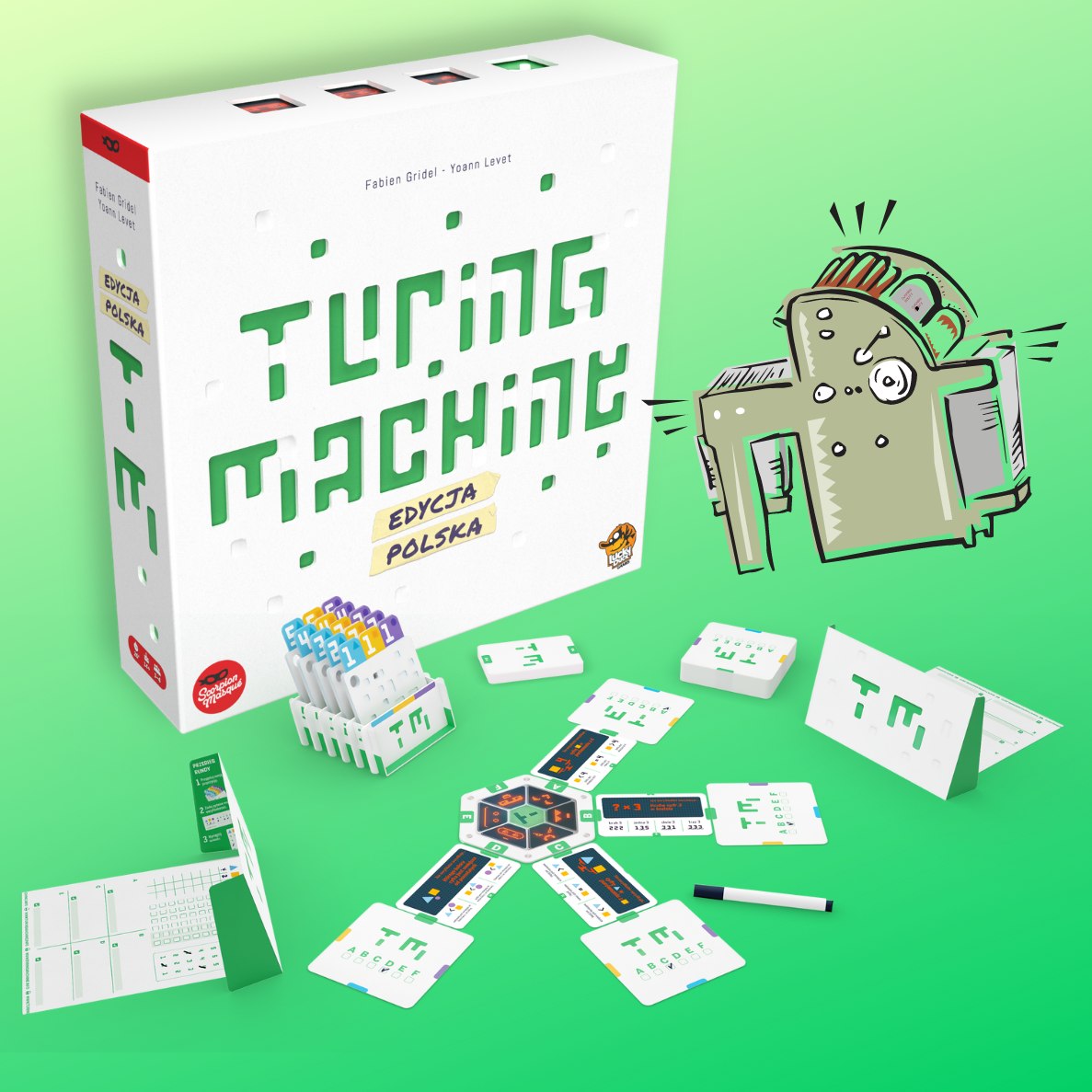 Turing Machine - pudełko i komponenty