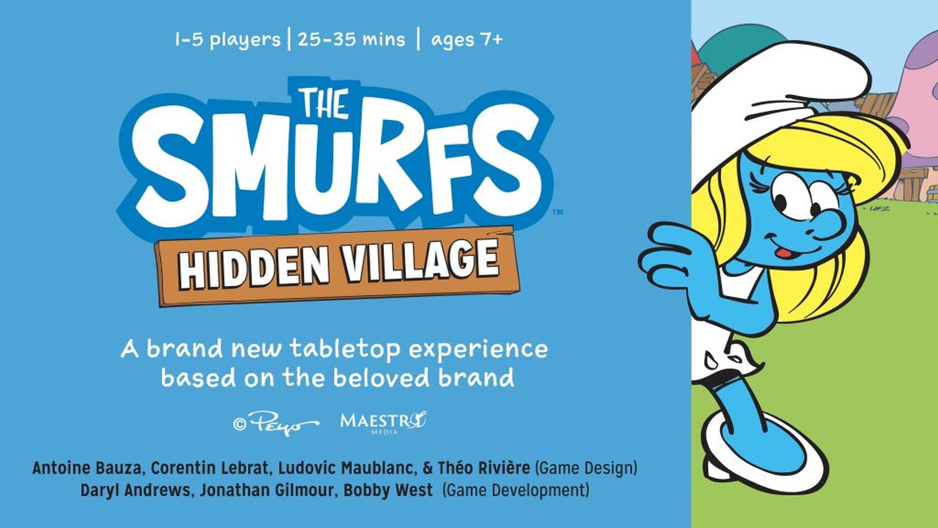 The Smurfs: Hidden Village - okładka gry
