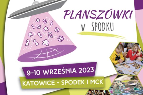 Planszówki w Spodku plakat