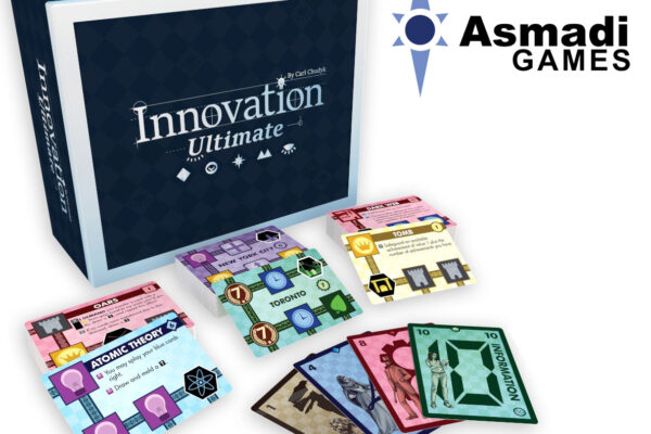 pudełko i karty gry Innovation Ultimate