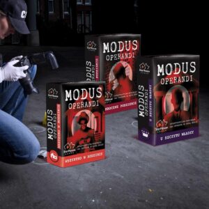 Gra kryminalna Modus Operandi - okładki gier od StarHouse Games