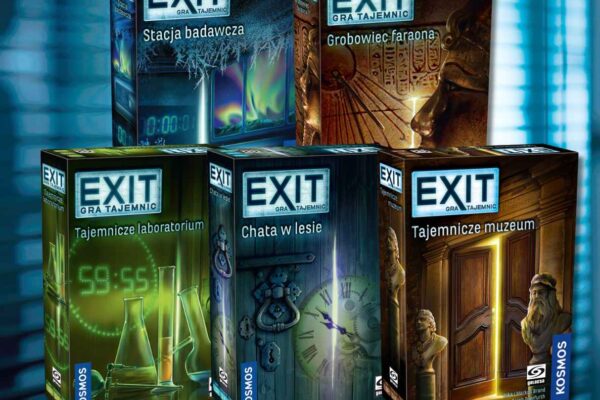 Exit: gra tajemnic - pięć pudełek