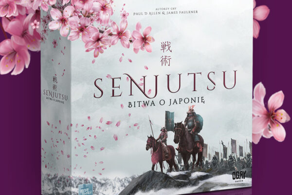 Senjutsu: Bitwa o Japonię, pudełko gry w przedsprzedaży od Ogry Games