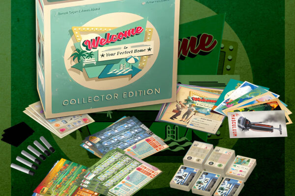 Pudełko i elementy gry Welcome to Collector Edition