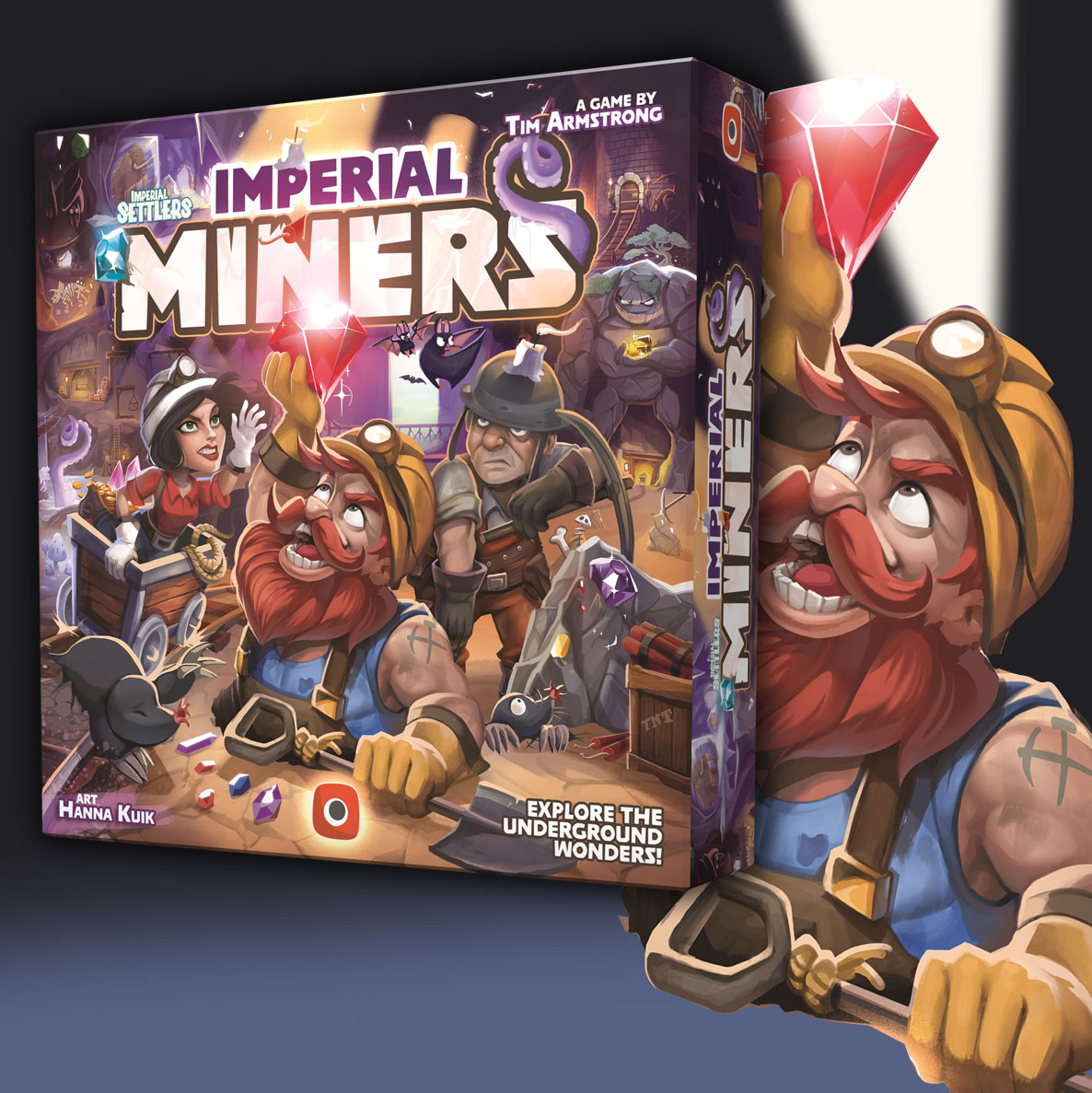 angielska okładka gry Imperial Miners