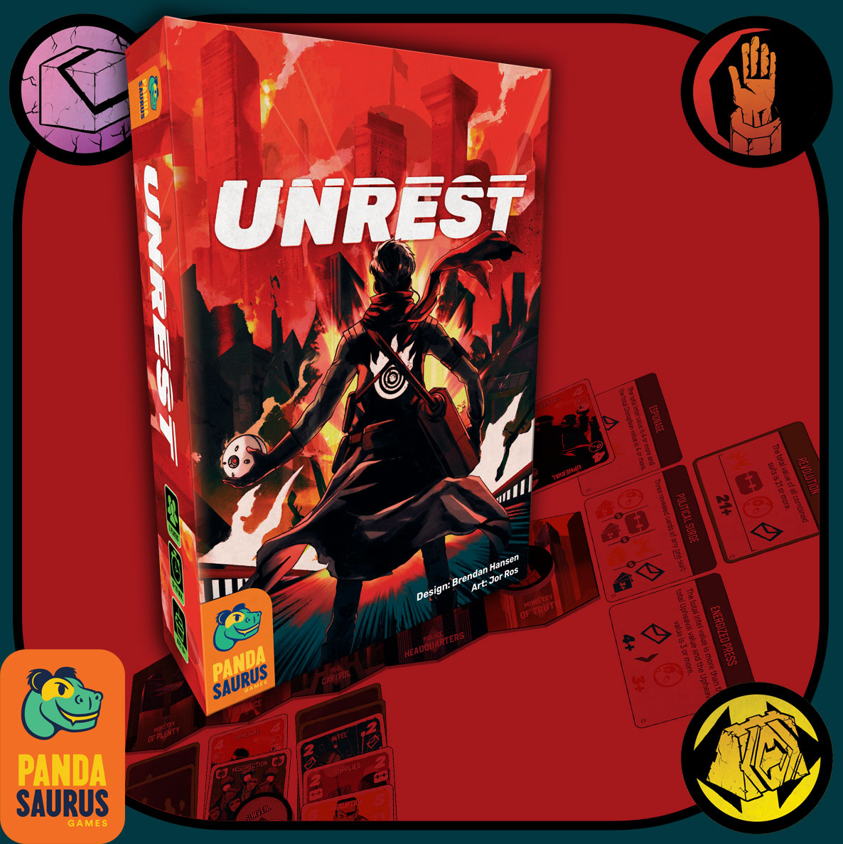 pudełko gry Unrest