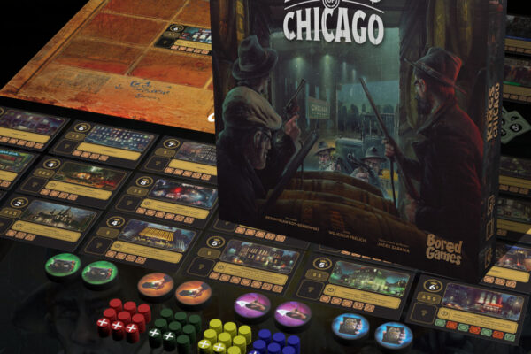 Kings of Chicago okładka gry i komponenty