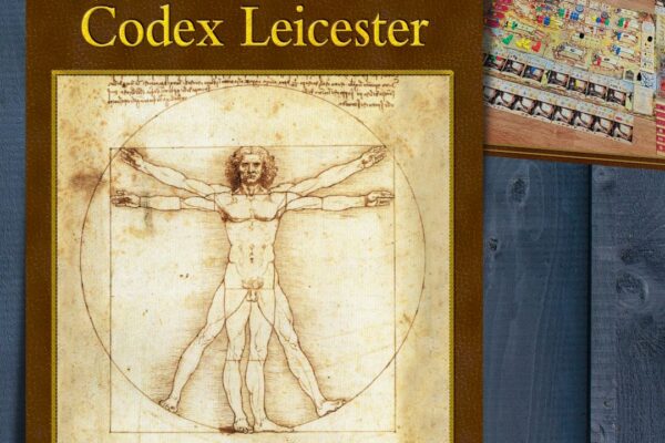 Leonardo da Vinci's Codex Leicester. Okładka gry