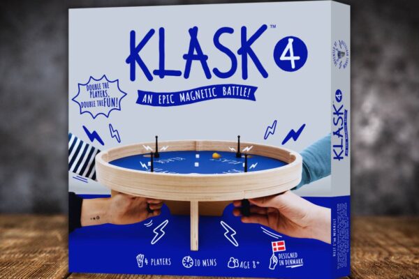 Pudełko zapowiedzianej gry KLASK 4