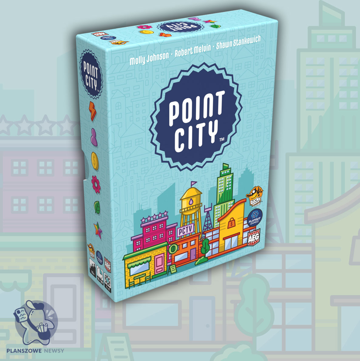 pudełko gry Point City