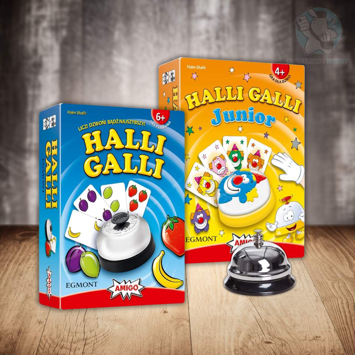 Halli Galli i Halli Galli Junior - pudełka