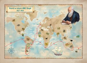 Śladami Darwina - mapa