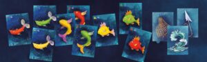 Przykładowe karty w grze Podwodni łowcy