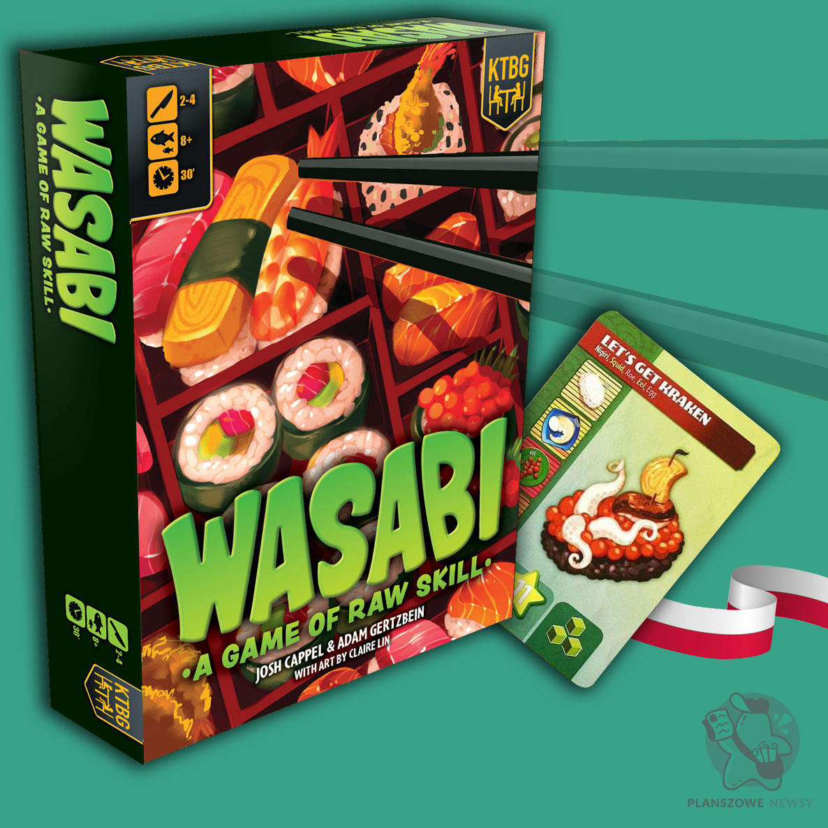 Wasabi: A Game of Raw Skill - okładka gry