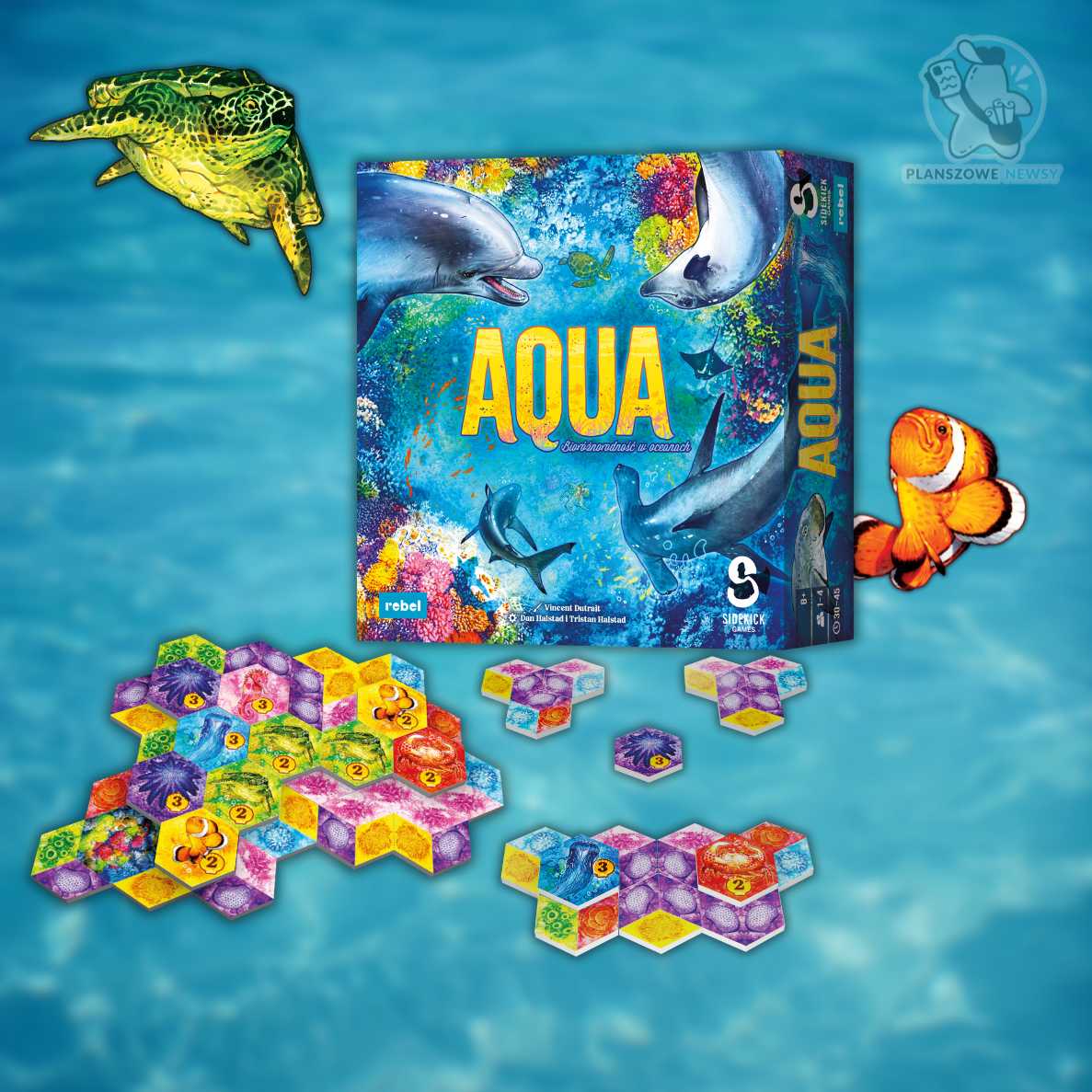 Aqua - pudełko i komponenty