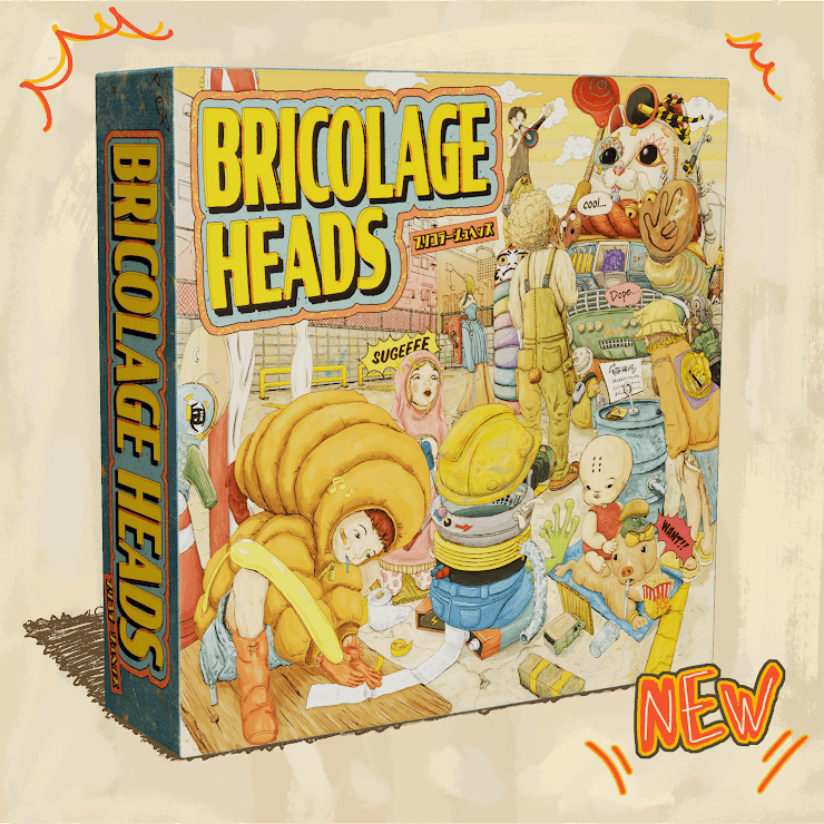 pudełko gry Bricolage Heads