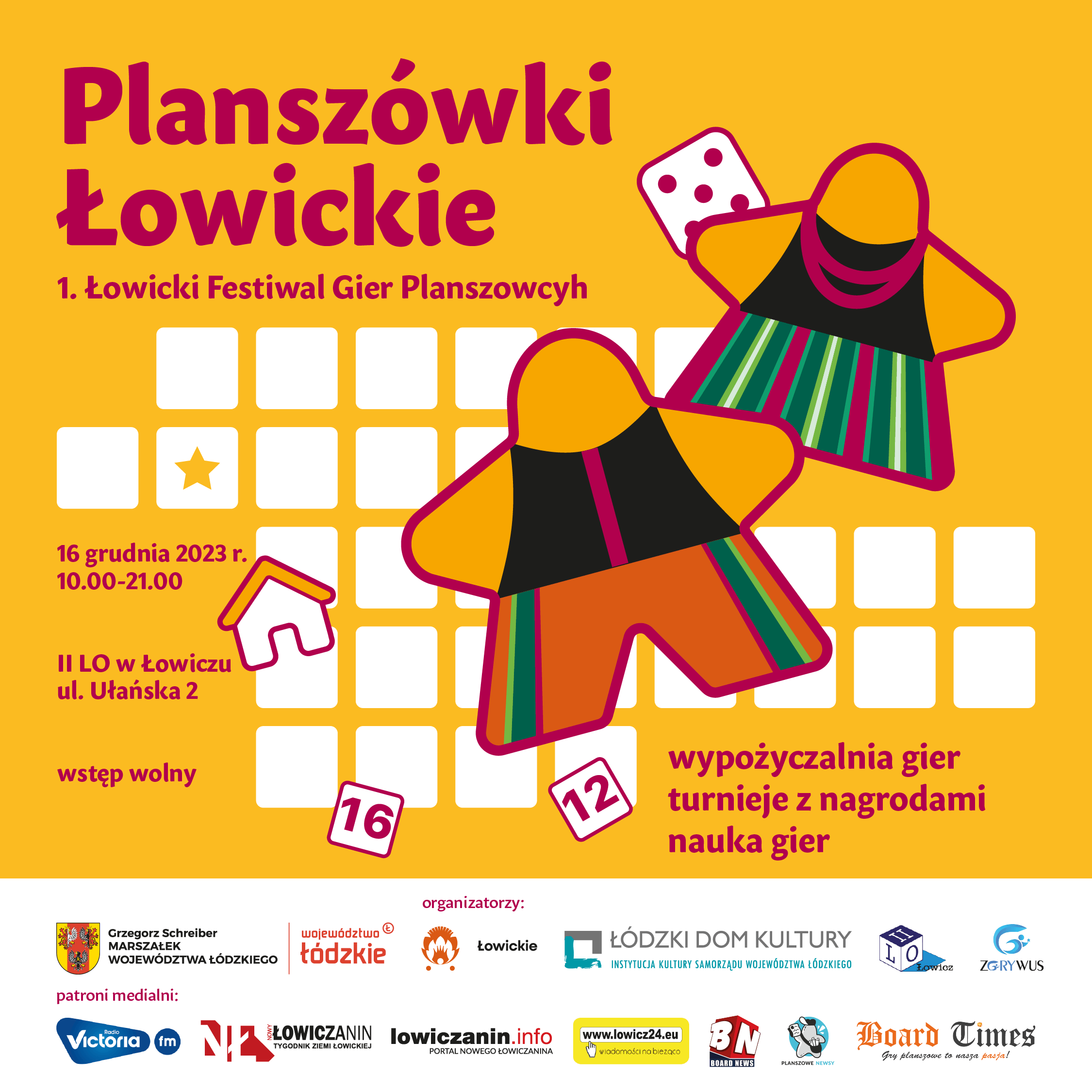 plakat Planszówki Łowickie