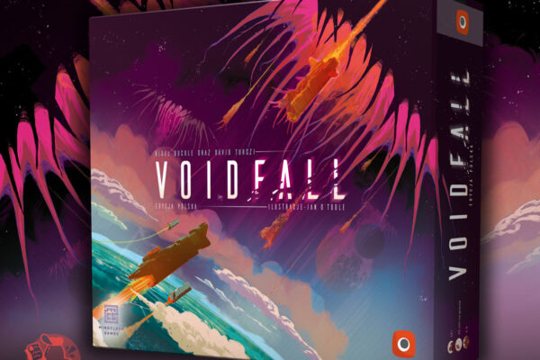 pudełko polskiej edycji gry Voidfall