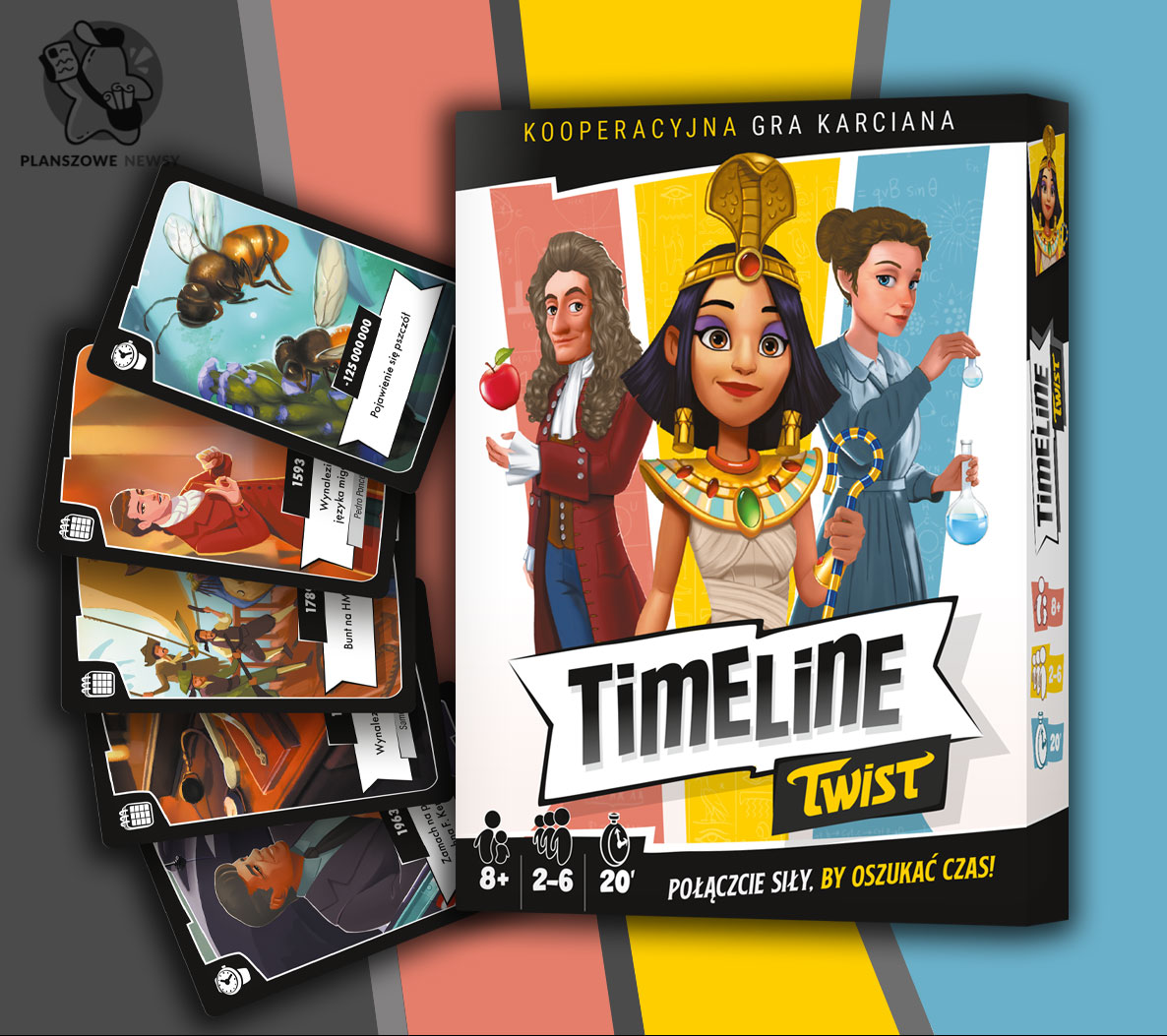 Timeline: Twist - pudełko i karty