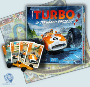 Turbo: W strugach deszczu - pudełko i komponenty