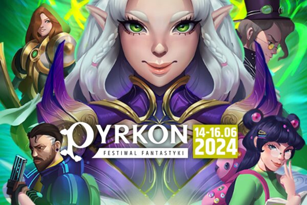 Plakat Festiwalu Fantastyki Pyrkon 2024