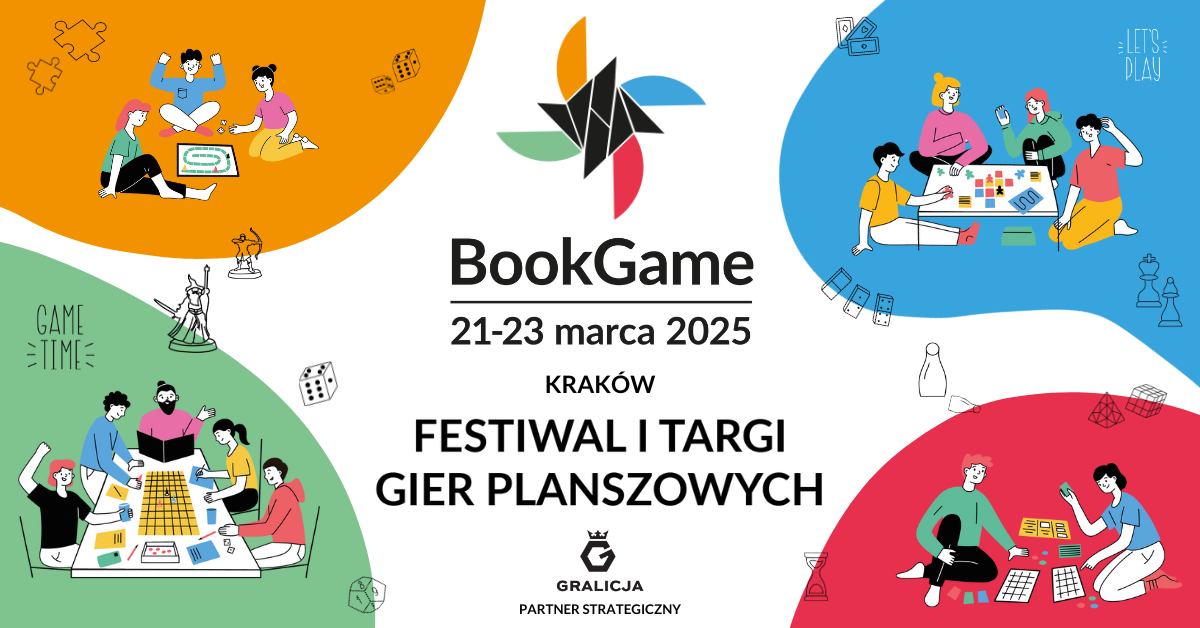 Festiwal i Targi Gier Planszowych BookGame 2025 - plakat