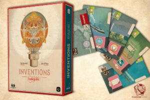 Inventions: Ewolucja Idei - pudełko i karty