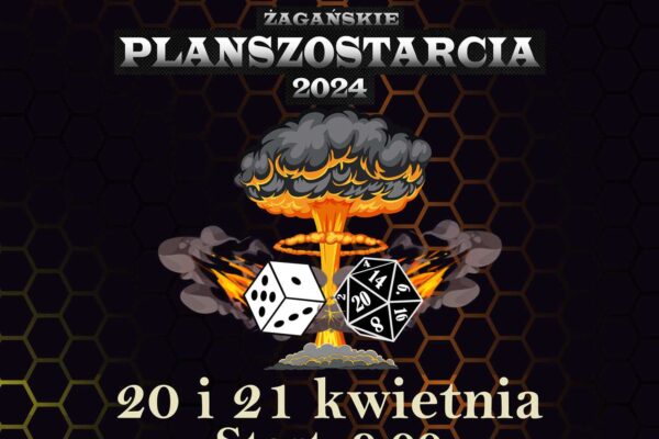 plakat wydarzenia Planszostarcia 2024 w Żaganiu