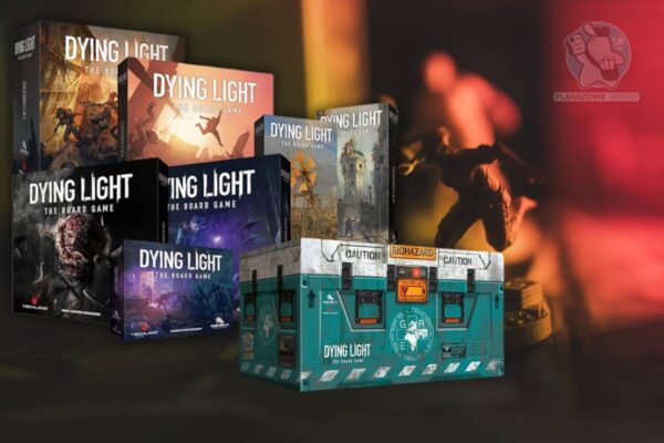 pudełka gry i dodatków Dying Light The Board Game