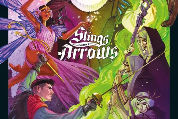 okładka zagraniczna gry Unmatched: Slings & Arrows
