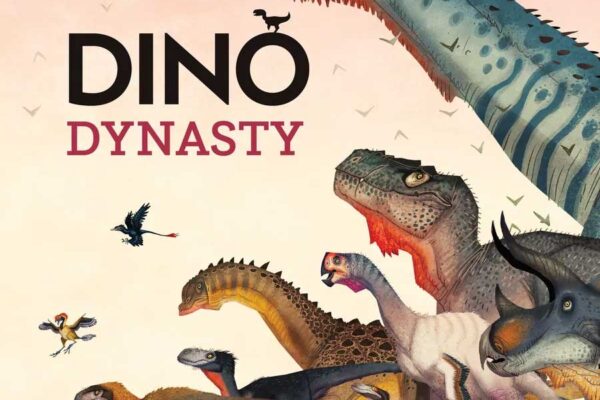 okładka gry planszowej Dino Dynasty