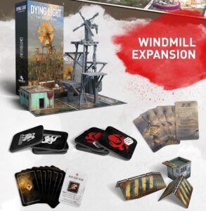 windmill, rozszerzenie do gry dying light the board game
