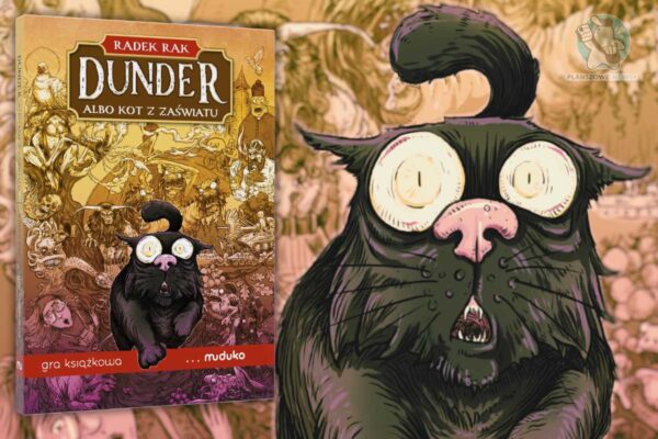 okładka gry książkowej Dunder albo kot z zaświatu